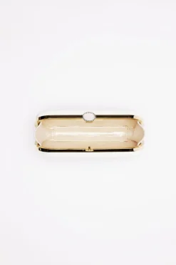 Bella Petite Clutch in Sage Green Satin
