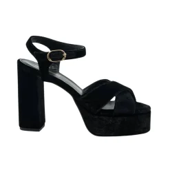 Bella Sandal in Velvet
