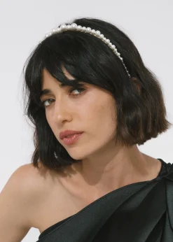 Belladonna Headband in Pearl