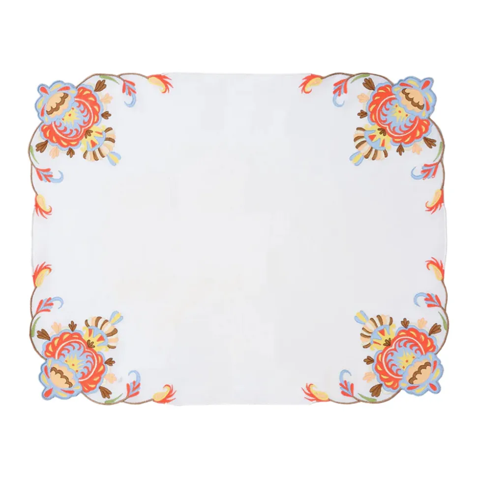 Benaki Hand-Painted Linen Placemat