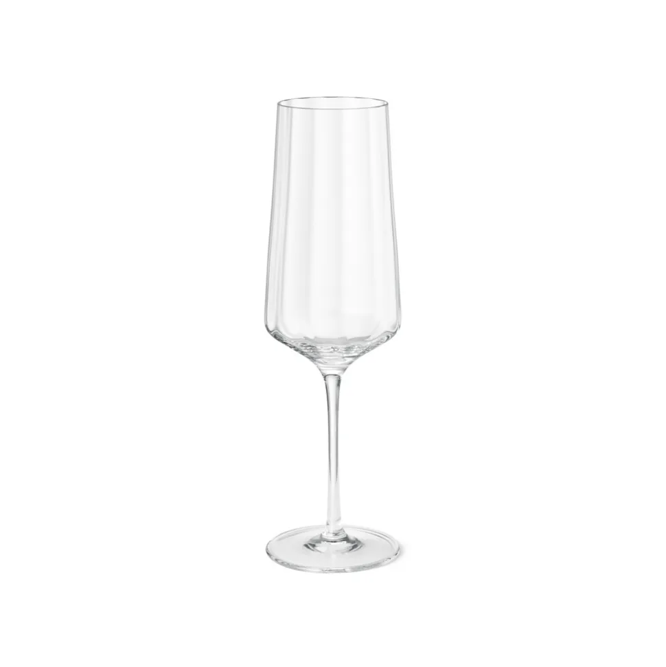 Bernadotte Champagne Flute GlaSS, Crystalline 9.1 Oz, Set of 6
