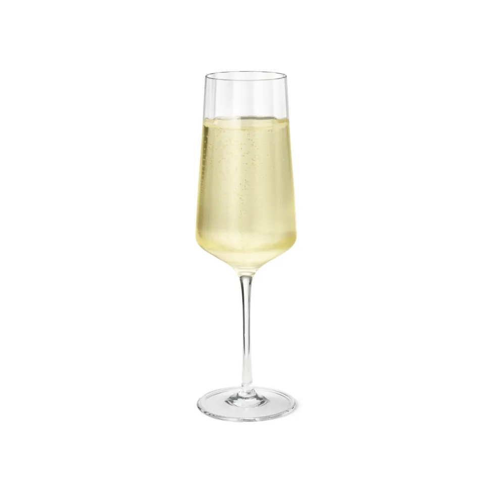 Bernadotte Champagne Flute GlaSS, Crystalline 9.1 Oz, Set of 6