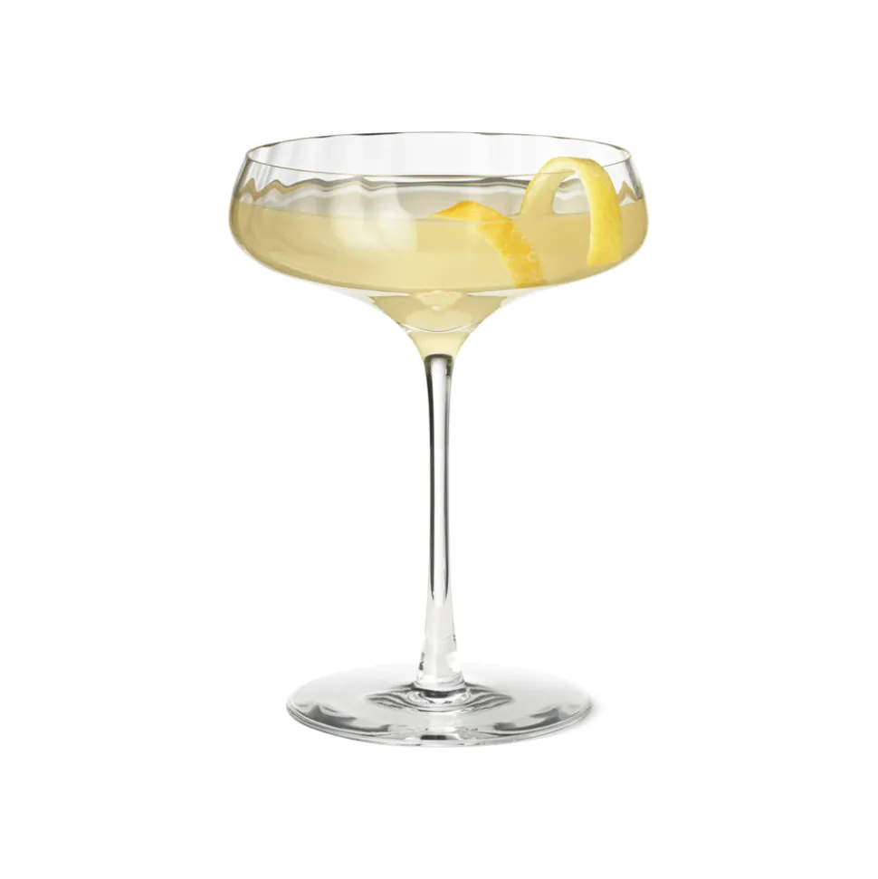Bernadotte Cocktail Coupe Glass Crystalline 20 Cl, Set of 2