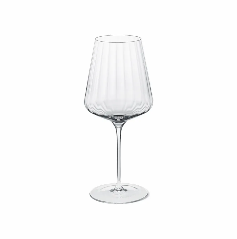 Bernadotte Red Wine Glasses, Crystal, Set of 6