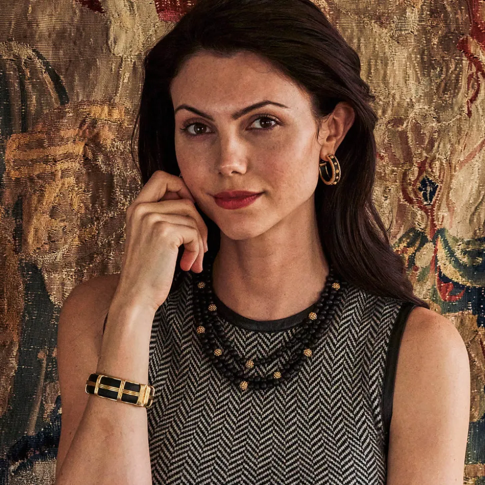 Berry 3" Strand Necklace in Ebony