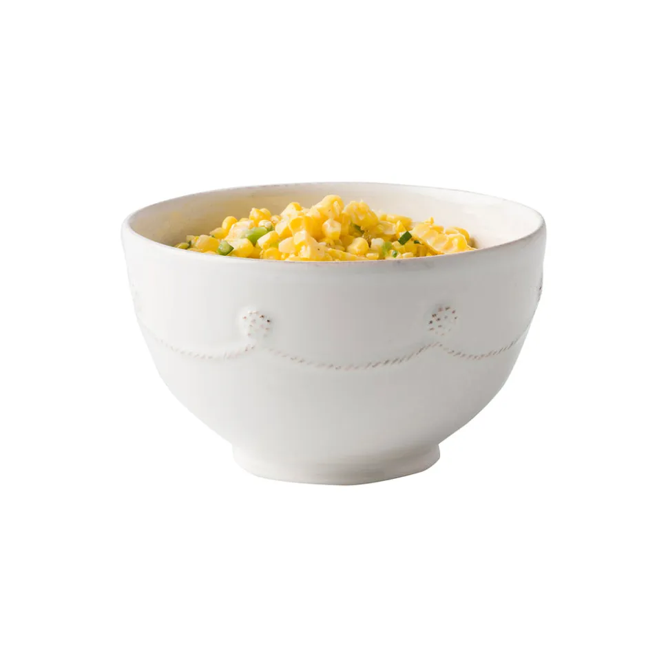 Berry & Thread Cereal/Ice Cream Bowl in Whitewash