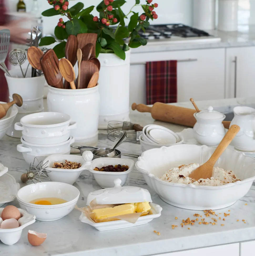 Berry & Thread Nesting Prep Bowl in Whitewash, Set of 4