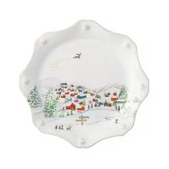 Berry & Thread North Pole Dessert or Salad Plate