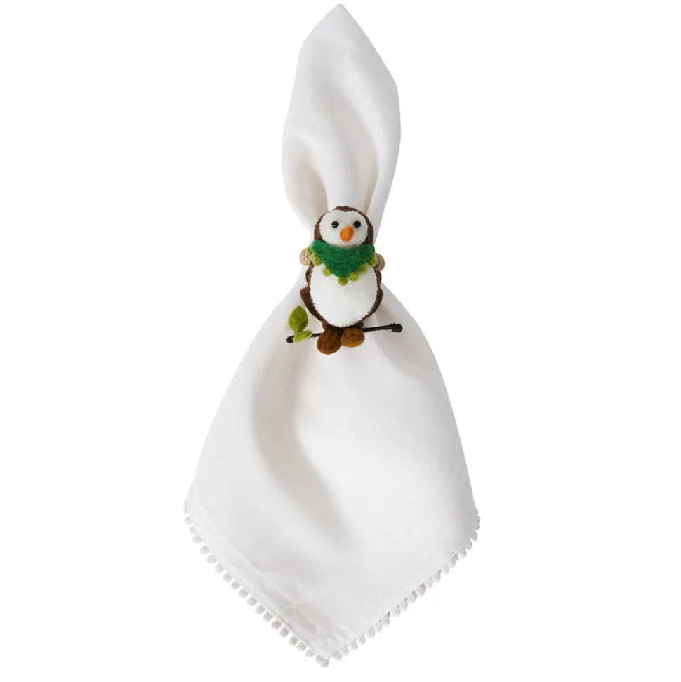 Berry & Thread North Pole Animal Napkin Ring Assorted, Set of 4
