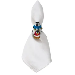 Berry & Thread North Pole Animal Napkin Ring Assorted, Set of 4