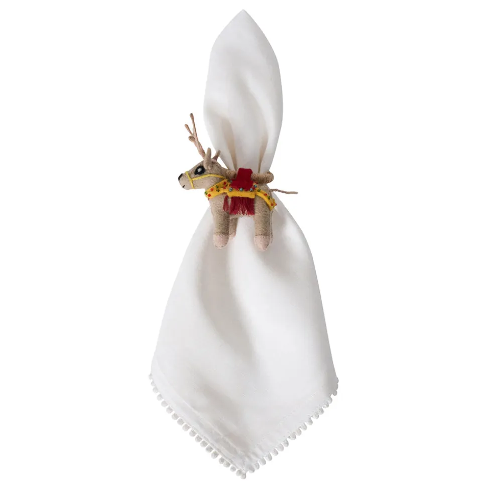 Berry & Thread North Pole Animal Napkin Ring Assorted, Set of 4