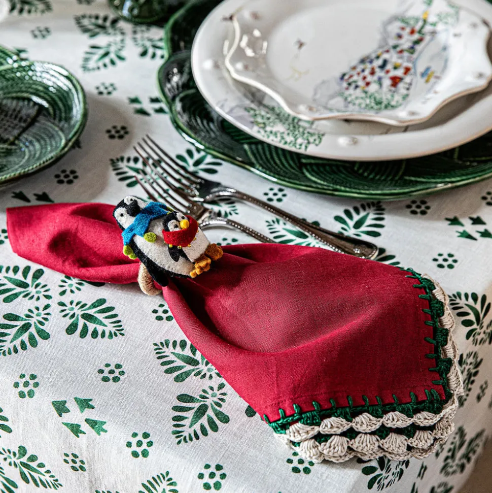 Berry & Thread North Pole Animal Napkin Ring Assorted, Set of 4