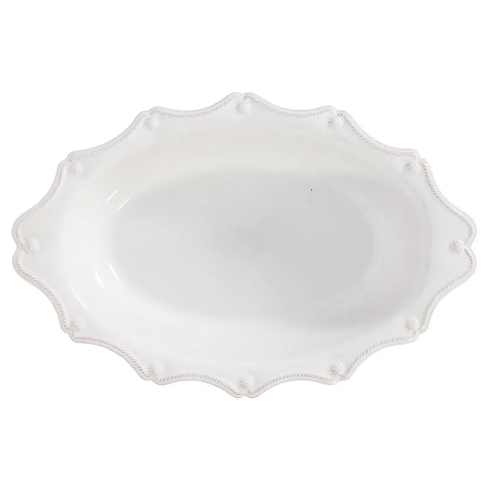 Berry & Thread Oval Baker in Whitewash, Set of 2