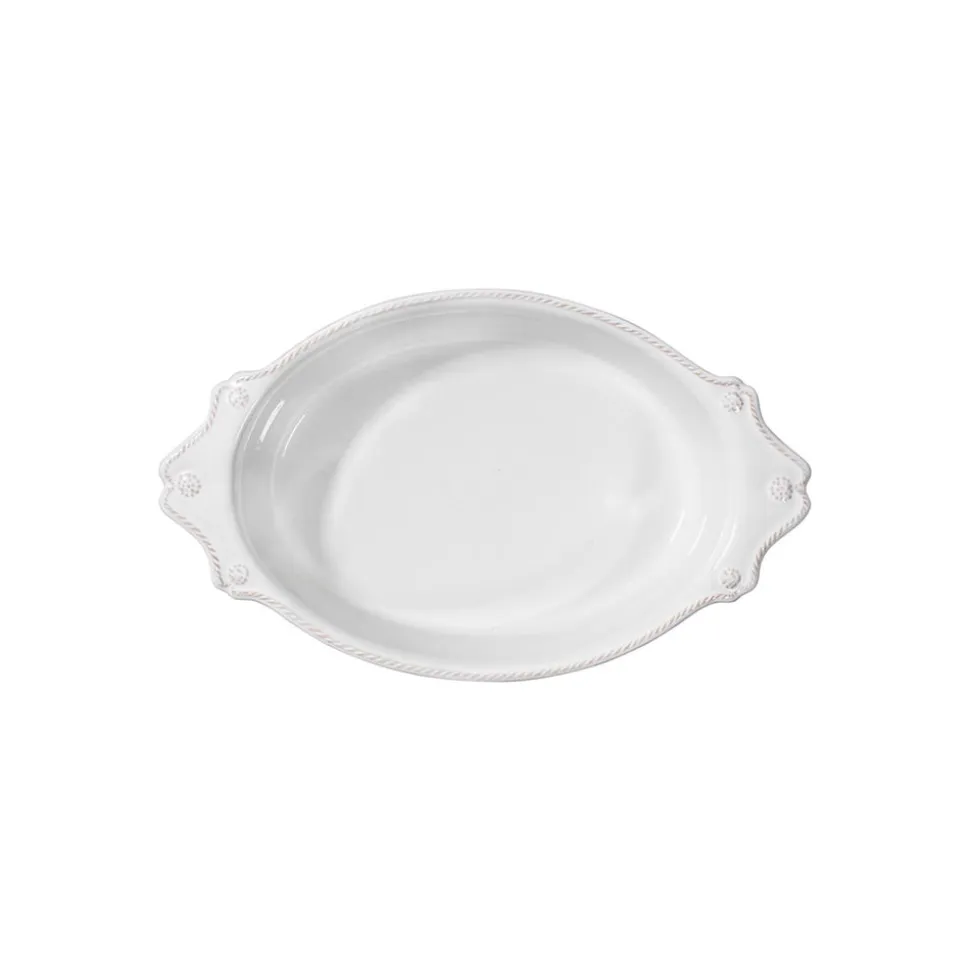 Berry & Thread Oval Baker in Whitewash, Set of 2