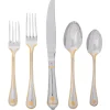Berry & Thread 20-Piece Place Setting in Polished with Gold