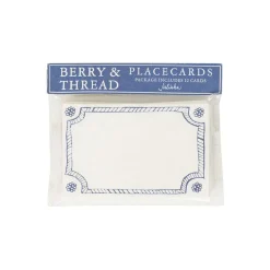 Berry & Thread Place Card, Set of 12 in Chambray
