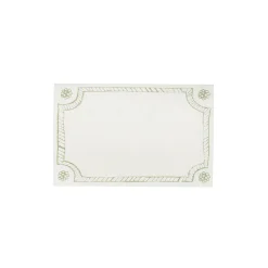 Berry & Thread Place Card, Set of 12 in Basil