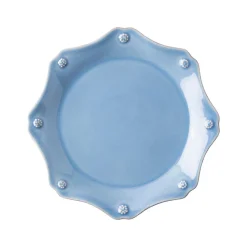 Berry & Thread Scalloped Dessert/Salad Plate in Chambray