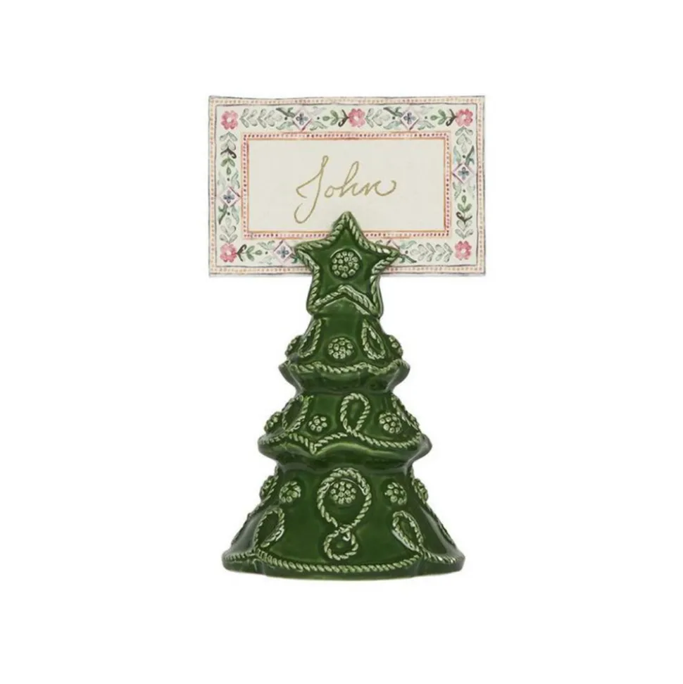 Berry & Thread Tree Place Card Holder, Set of 4 in Basil