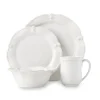 Berry & Thread Whitewash Flared Place Setting, Set of 4