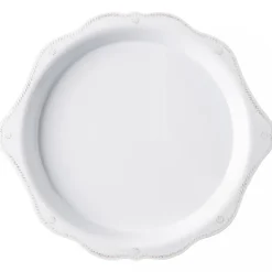 Berry & Thread Whitewash Melamine 17" Round Platter