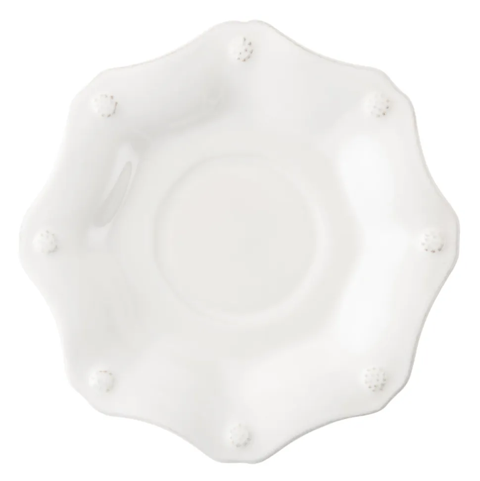 Berry & Thread Whitewash Scallop Saucer