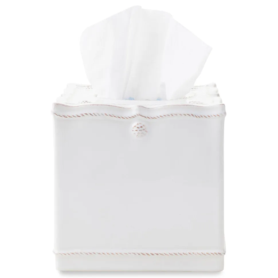 Berry & Thread Whitewash Tissue Box Cover