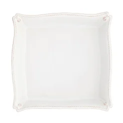 Berry and Thread Whitewash Matzoh Plate