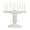 Berry and Thread Whitewash Menorah