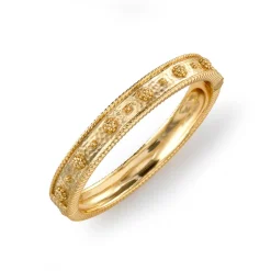 Berry Classic Hinged Bangle in Gold