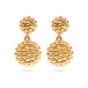Berry Double Drop Earrings in Gold