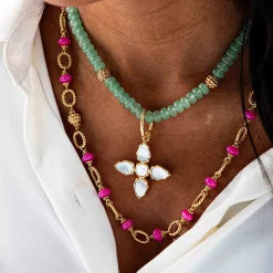 Berry Single Strand Necklace