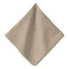 Berry Trim Flax Napkin