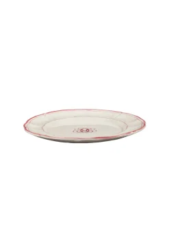 Bespoke Milano Plate with Central Monogram and Rim, Set of 12
