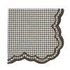 Bettina Napkin in Cocoa Gingham, Set of 4