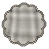 Bettina Placemat in Cocoa Gingham, Set of 4