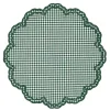 Bettina Placemat in Dark Green Gingham, Set of 4