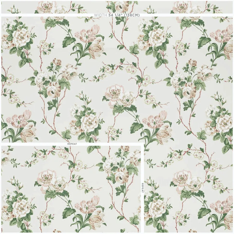Betty Wallpaper in Quiet Pink