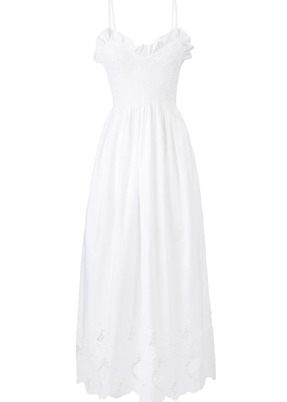 Bianca Embroidered Smocked Dress