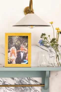 Bianca Photo Frame in Citrine