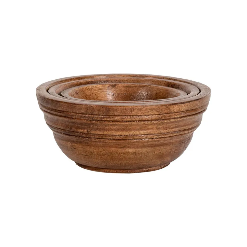 Bilbao Wood Nesting Bowls