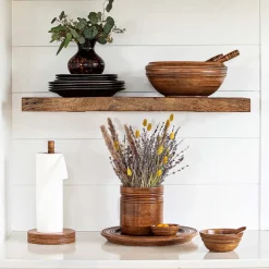 Bilbao Wood Paper Towel Holder