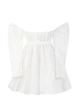 Billie Mini Dress in Alabaster