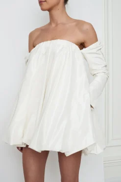 Billie Mini Dress in Alabaster