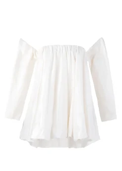 Billie Mini Dress in Alabaster