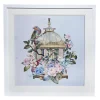 Bird Cage Paper Collage Wall Art