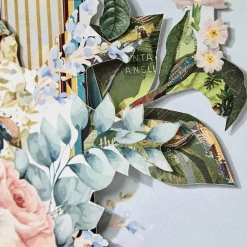 Bird Cage Paper Collage Wall Art