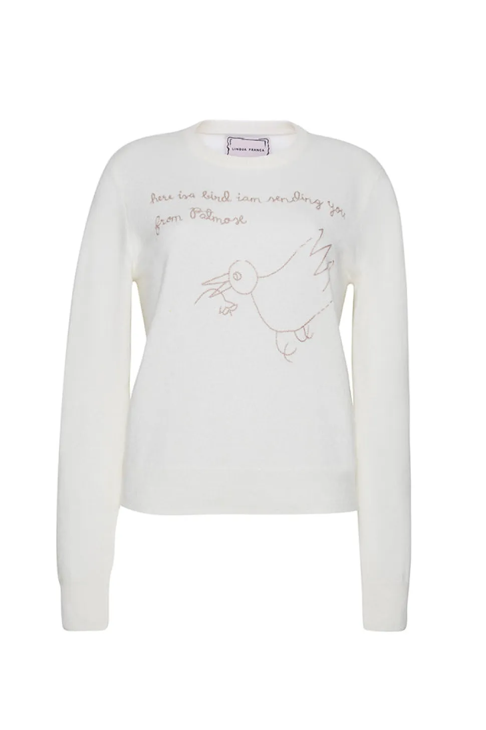 Bird from Patmos Crewneck in Cream