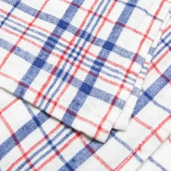 Bistro Tea Towel in Blue & Red, Set of 2