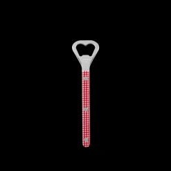 Bistrot Bottle Opener in Red Gingham